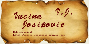 Vucina Josipović vizit kartica